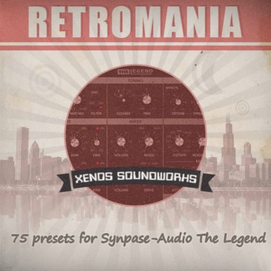 RetroMania for Synapse-Audio Legend VST and Legend RE (Reason)