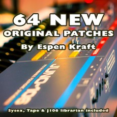 Roland Juno-106 | 64 New Retro Patches by Espen Kraft