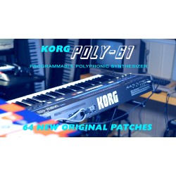 Korg Poly-61 | 64 NEW PATCHES for Italo Disco / Synthpop / Synthwave