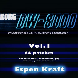 Korg DW-8000 Vol. 1 - 64 new retro patches for synthpop, synthwave, & italo disco ++