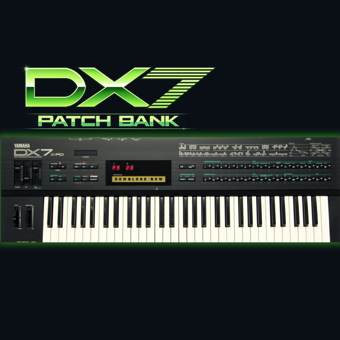 Yamaha DX7 Patch Bank with Pure 80s Magic by Espen Kraft