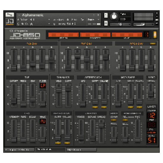 JD-850 for Kontakt