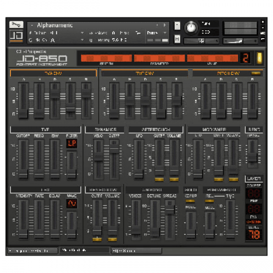 JD-850 for Kontakt